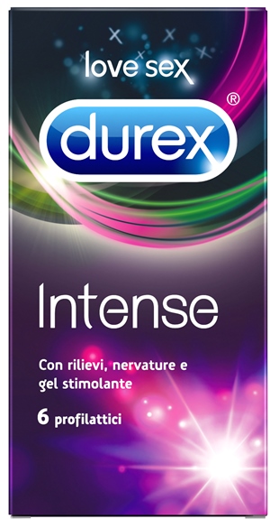 DUREX INTENSE ORGASMIC CONDOM 6 PEZZI - pharmaluna