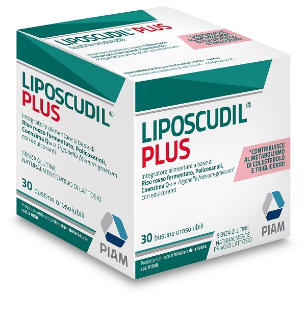 LIPOSCUDIL PLUS 30 BUSTINE OROSOLUBILI - pharmaluna