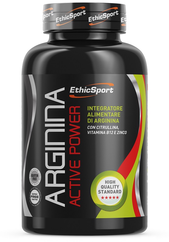 ETHICSPORT ARGININA ACTIVE POWER 90 COMPRESSE DA 1500 MG - pharmaluna