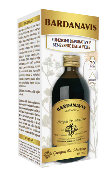 BARDANAVIS LIQUIDO ANALCOLICO 200 ML - pharmaluna