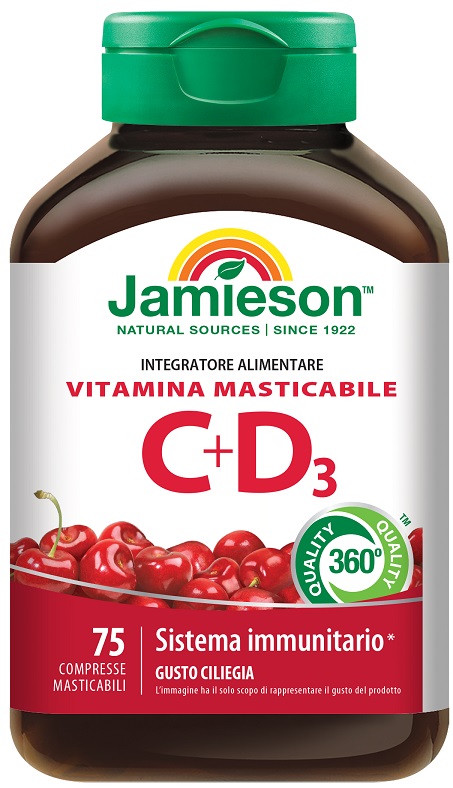 JAMIESON VITAMINA C 500 + D 75 COMPRESSE - pharmaluna