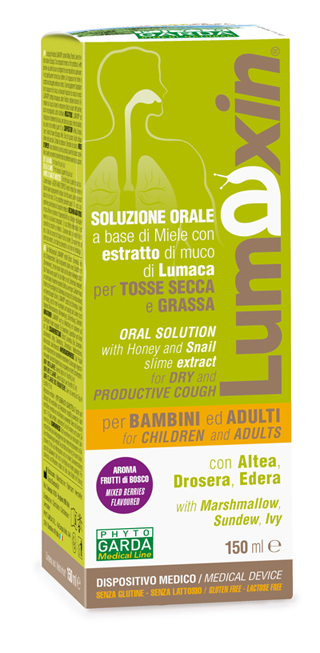 LUMAXIN DISPOSITIVO MEDICO SCIROPPO ADULTI/BAMBINI 150 ML - pharmaluna