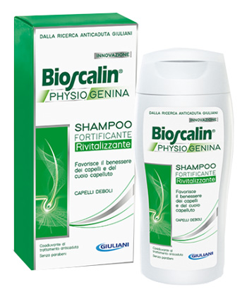BIOSCALIN PHYSIOGENINA SHAMPOO FORTIFICANTE RIVITALIZZANTE 200 ML - pharmaluna