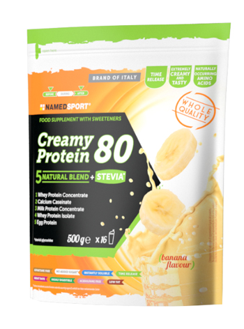 CREAMY PROTEIN 80 BANANA 500 G - pharmaluna