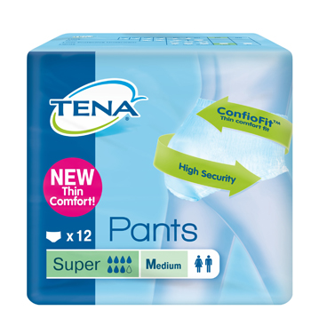 PANNOLONE PULL UP TENA PANTS SUPER TAGLIA MEDIUM 12 PEZZI - pharmaluna