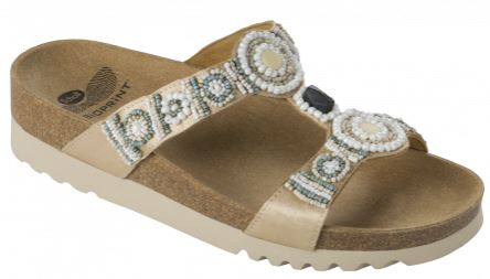 NEW BOGOTA' WEDGE SATIN CREAM numero 41  - pharmaluna