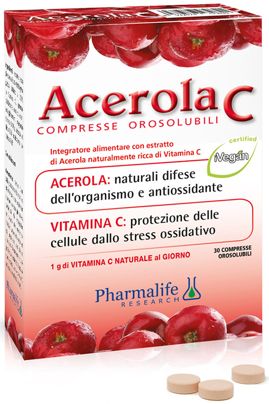 ACEROLA C 30 COMPRESSE OROSOLUBILI - pharmaluna