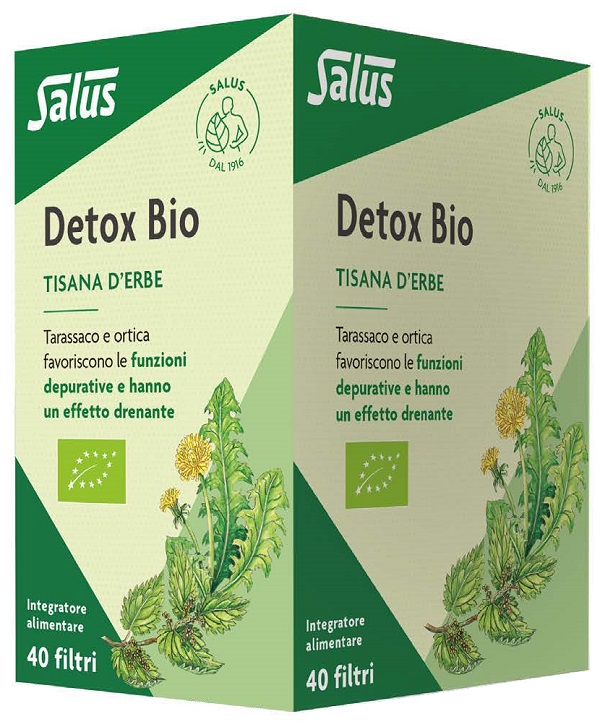 DETOX BIO TISANA 40 FILTRI 72 G - pharmaluna