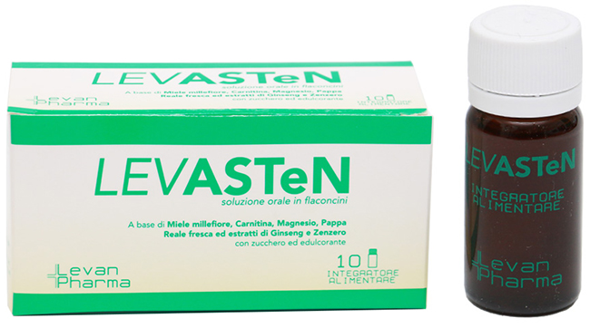 LEVASTEN 10 FLACONCINI DA 10 ML - pharmaluna