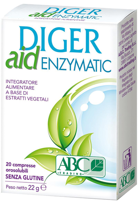 DIGER AID ENZYMATIC 20 COMPRESSE - pharmaluna