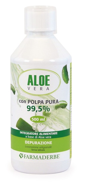 ALOE VERA SUCCO POLPA PURA 500 ML - pharmaluna