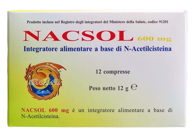 NACSOL 12 COMPRESSE - pharmaluna