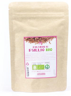 PSILLIO CUTICOLA POLVERE BIO 200 G - pharmaluna