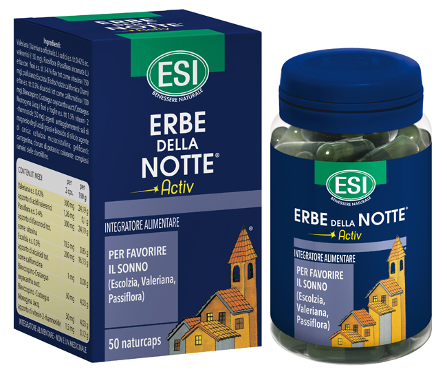 ESI ERBE DELLA NOTTE ACTIV 50 CAPSULE - pharmaluna