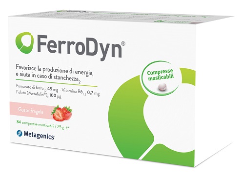 FERRODYN 84 COMPRESSE MASTICABILI - pharmaluna