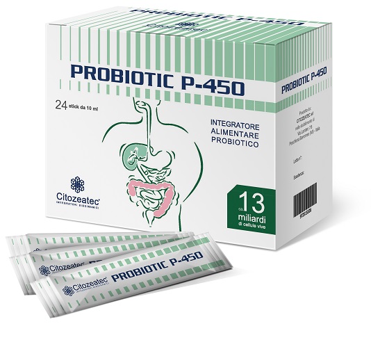 PROBIOTIC P-450 24 STICK MONODOSE 10 ML - pharmaluna