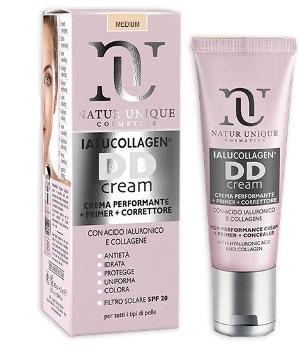 NATUR UNIQUE DD CREAM MEDIUM 40 ML + CORRETTORE 2 ML - pharmaluna