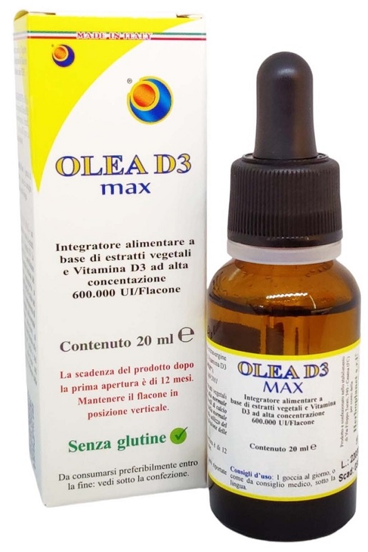 OLEA D3 MAX GOCCE 20 ML - pharmaluna