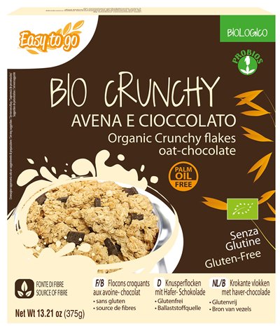 EASY TO GO BIO CRUNCHY AVENA E CIOCCOLATO 375 G - pharmaluna