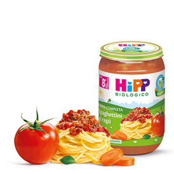 HIPP BIO SPAGHETTINI AL RAGU' 220 G - pharmaluna