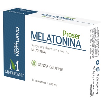 PROSER MELATONINA 80 COMPRESSE - pharmaluna