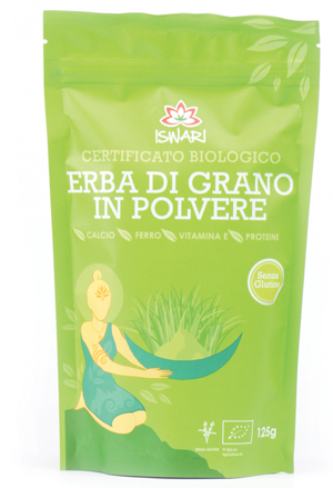 ERBA DI GRANO BIO IN POLVERE PROVENIENZA EUROPEA 125 G - pharmaluna