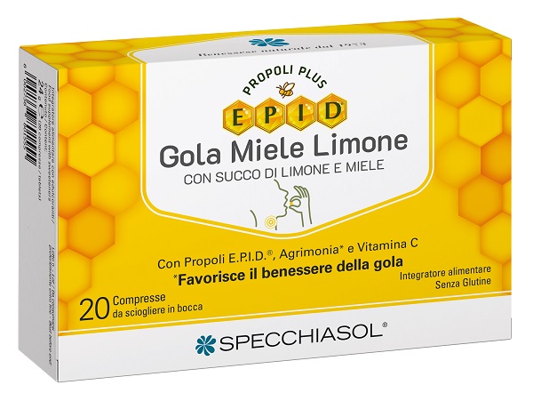 EPID MIELE LIMONE 20 COMPRESSE NEW - pharmaluna