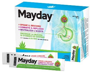 MAYDAY SOSPENSIONE PER USO ORALE ALLA MENTA 18 STICK 10 ML - pharmaluna