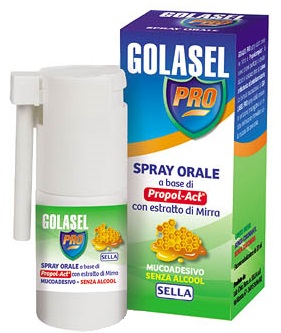 GOLASEL PRO SPRAY NO ALCOOL 20 ML - pharmaluna