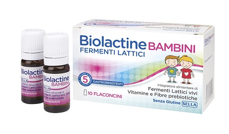 BIOLACTINE BAMBINI 10 FLACONCINI 8 ML - pharmaluna
