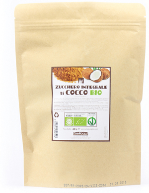 ZUCCHERO DI COCCO BIO 400 G - pharmaluna