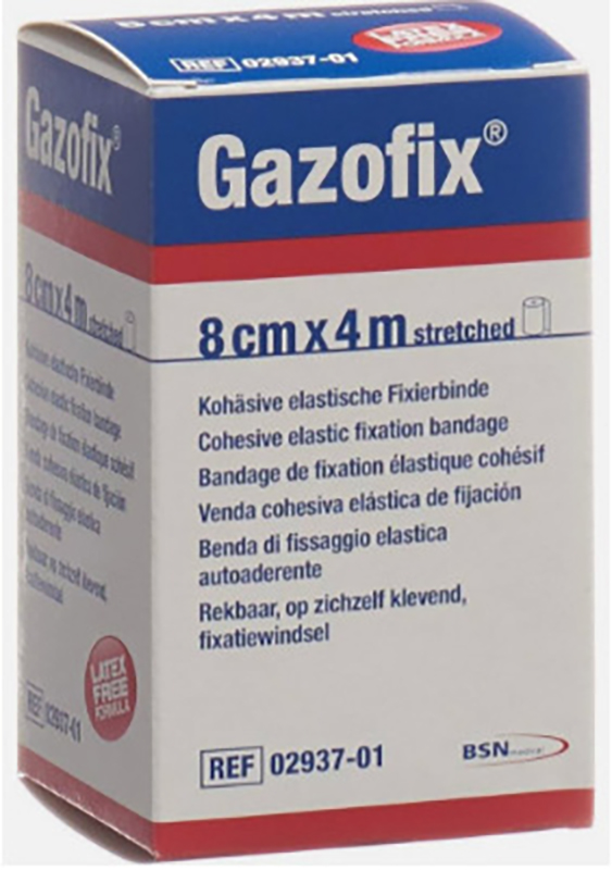 BENDA ELASTICA AUTOADESIVA GAZOFIX 8X400 CM - pharmaluna