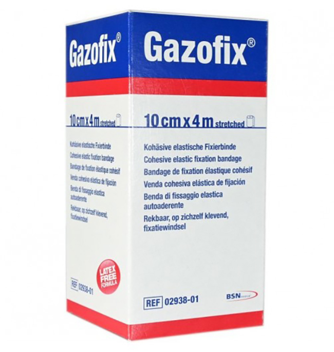 BENDA ELASTICA AUTOADESIVA GAZOFIX 10X400 CM - pharmaluna