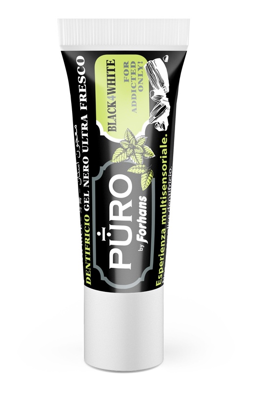 FORHANS BLACK4WHITE DENTIFRICIO 12 ML - pharmaluna