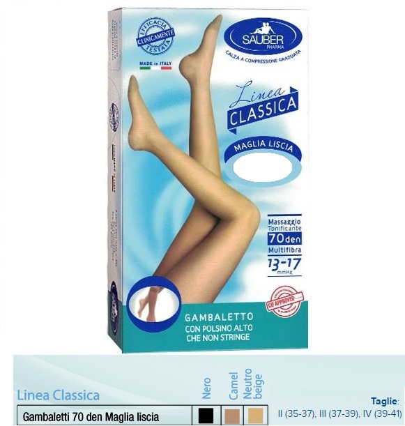 SAUBER GAMBALETTO MAGLIA LISCIA 140 DENARI BEIGE 3 - pharmaluna