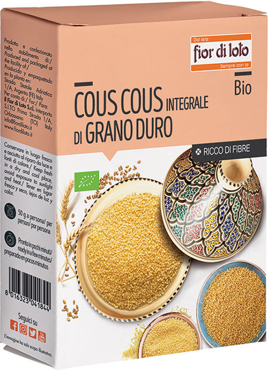 COUS COUS INTEGRALE GRANO DURO BIO 500 G - pharmaluna