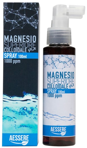 MAGNESIO SUPERIORE COLLOIDALE PLUS SPRAY 1000 PPM 100 ML - pharmaluna