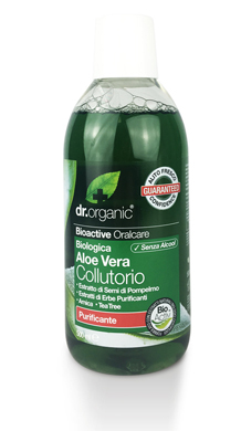 DR ORGANIC ALOE MOUTHWASH COLLUTORIO 500 ML - pharmaluna