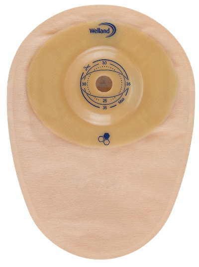 SACCA PER COLOSTOMIA WELLAND AURUM CONVEX COLO MIDI OPACA RITAGLIABILE DIAMETRO 13-48 MM INIZIO CONVESSITA' 48 MM 10 PEZZI - pharmaluna