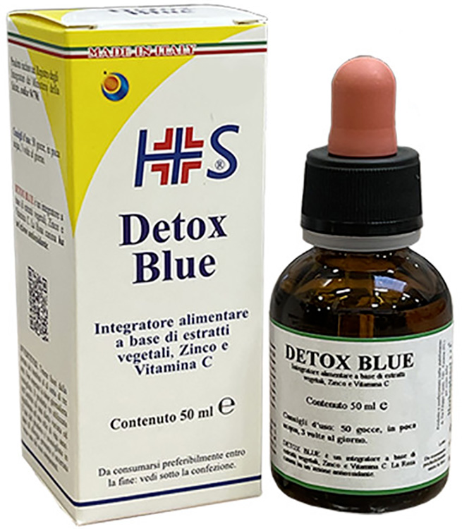 DETOX BLUE GOCCE 50 ML - pharmaluna