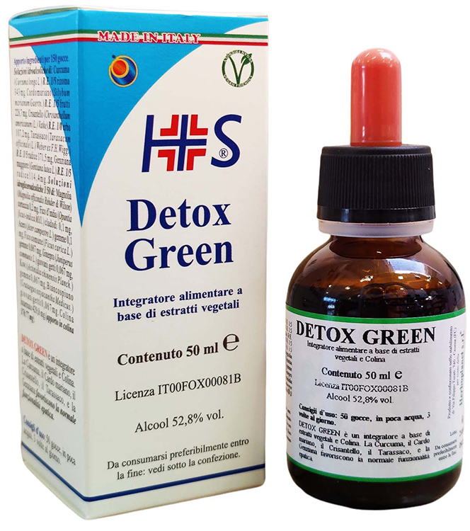 DETOX GREEN GOCCE 50 ML - pharmaluna