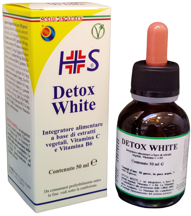 DETOX WHITE GOCCE 50 ML - pharmaluna