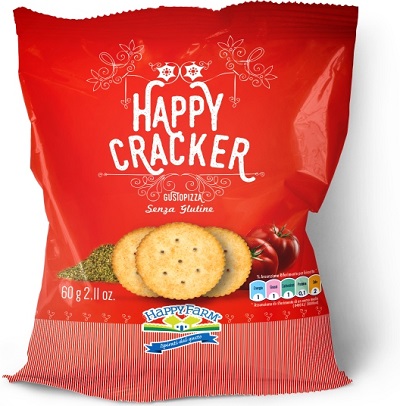 HAPPY FARM HAPPY CRACKERS GUSTO PIZZA 60 G - pharmaluna