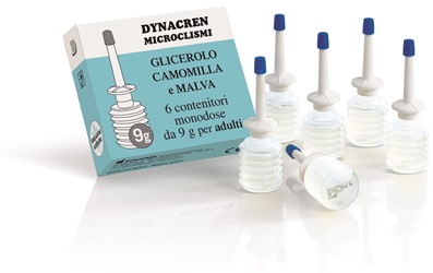 DYNACREN MICROCLISMI CAMOMILLA E MALVA 6 PEZZI DA 9 G PER ADULTI - pharmaluna