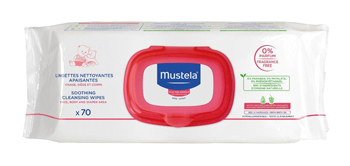 MUSTELA SALVIETTE DETERGENTE LENITIVO 70 PEZZI - pharmaluna