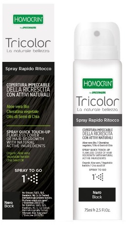 TRICOLOR SPRAY RITOCCO NERO 75 ML - pharmaluna