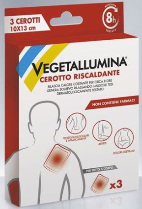 VEGETALLUMINA CEROTTO RISCALDANTE 3 PEZZI - pharmaluna