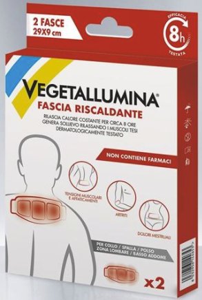 VEGETALLUMINA FASCIA RISCALDANTE 2 PEZZI - pharmaluna