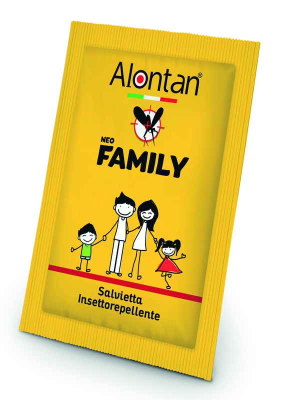 ALONTAN NEO FAMILY SALVIETTE 12 PEZZI ICARIDINA 10% - pharmaluna