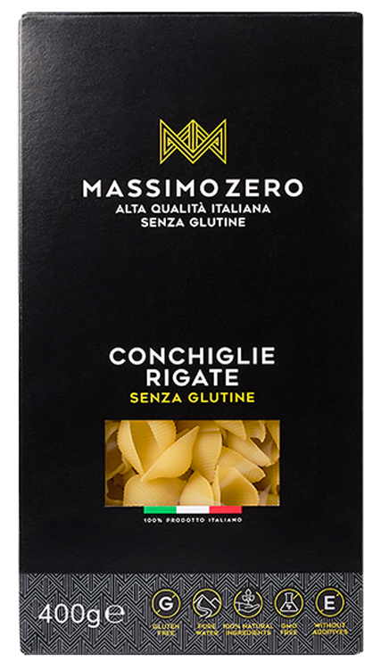 MASSIMO ZERO CONCHIGLIE RIGATE 400 G - pharmaluna